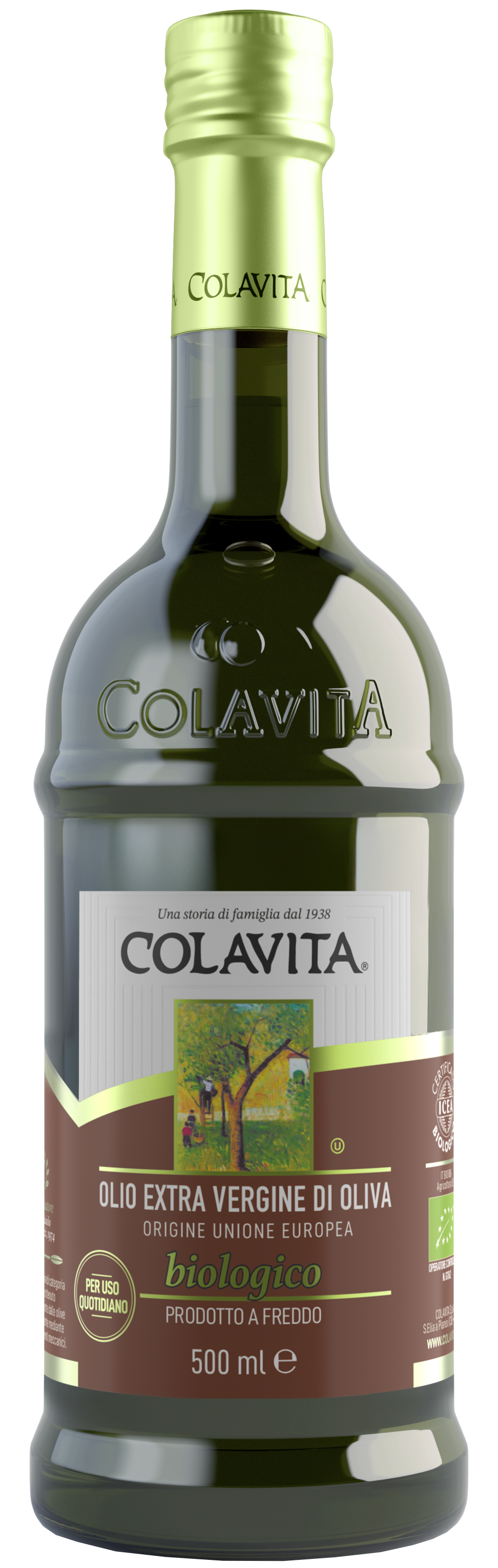 Colavita Olio Extra Vergine Organic Bio 0,5 l Olivenöl